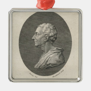 Charles Louis de Secondat, Baron de Montesquieu Ornament Aus Metall