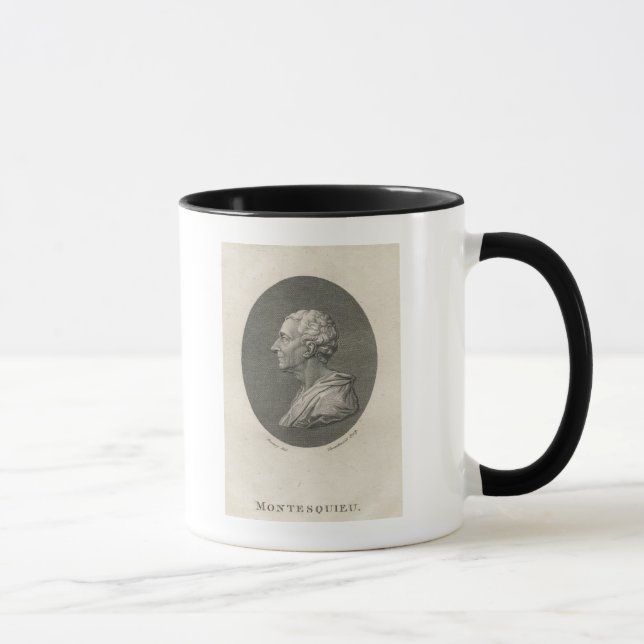 Charles Louis de Secondat, Baron de Montesquieu Tasse (Rechts)