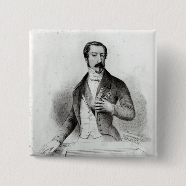 Charles Louis Napoleon Bonaparte Button (Vorderseite)