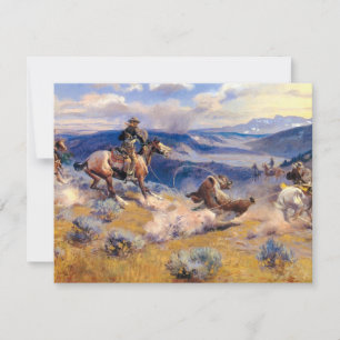 Charles M. Russell's Loops and Swift Horses (1916) Einladung