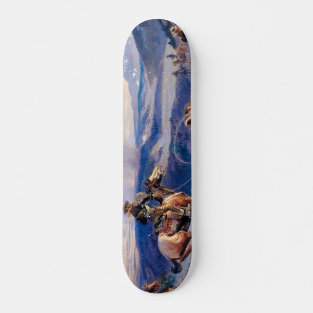 Charles M. Russell's Loops and Swift Horses (1916) Skateboard (Vorne)