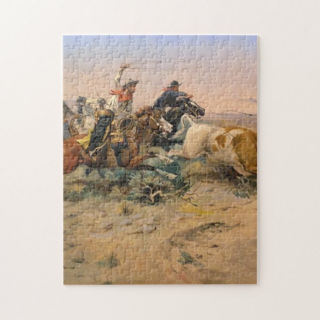 Charles Marion Russell - Herd Quit Puzzle (Vertikal)