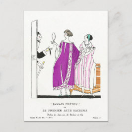 Charles Martin Fashion Feiertagspostkarte