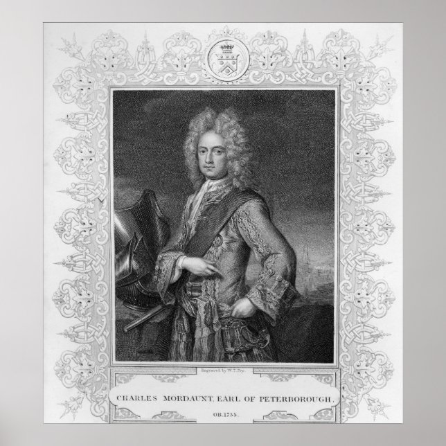 Charles Mordaunt, Earl of Peterborough Poster (Vorne)