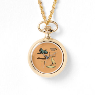 Charles Name in Hieroglyphen Symbole des alten Egy Armbanduhr