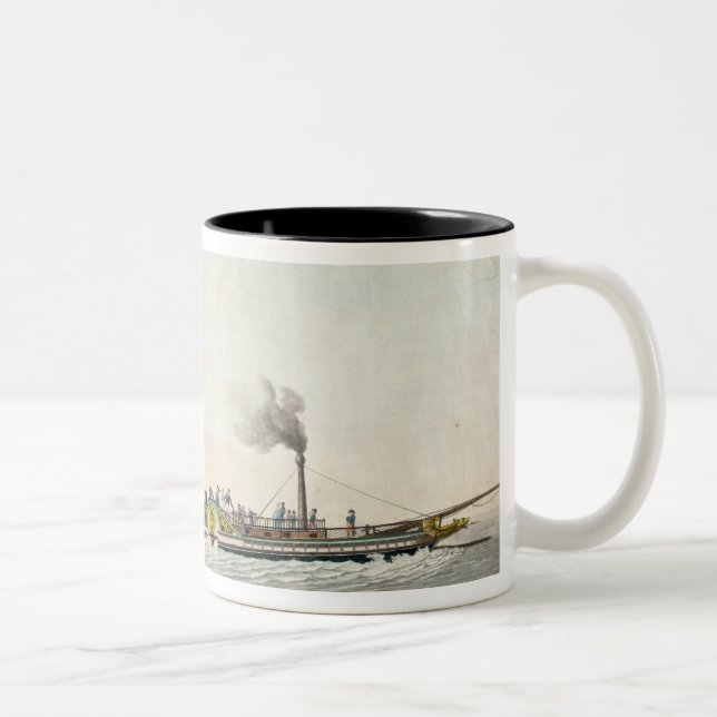Charles-Philippe, der erste Steamboat Zweifarbige Tasse (Rechts)