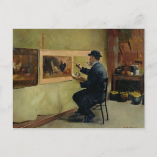 Charles Philippe Gevens, Schwiegervater des Künstl Postkarte