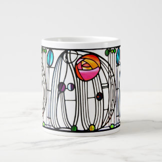 Charles Rennie Mackintosh Blume Window Jumbo-Tasse