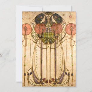 Charles Rennie Mackintosh Einladung