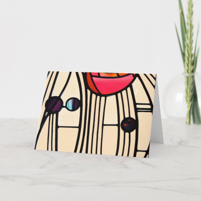 Charles Rennie Mackintosh Karte (Vorderseite)