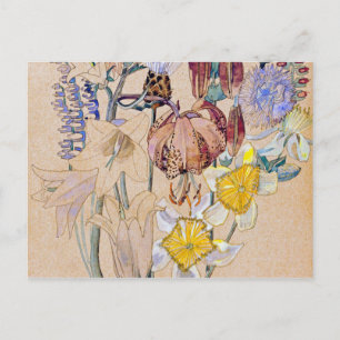 Charles Rennie Mackintosh - Mont Louis - Blume Postkarte