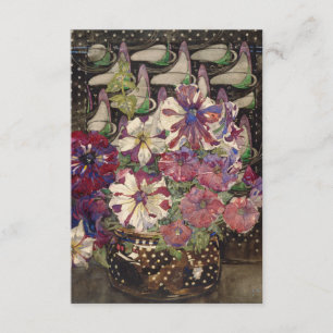 Charles Rennie Mackintosh - Petunias Begleitkarte