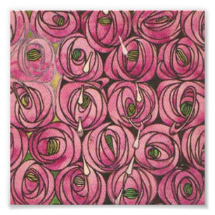 Charles Rennie Mackintosh - Rosen Fotodruck