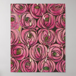 Charles Rennie Mackintosh - Rosen Poster