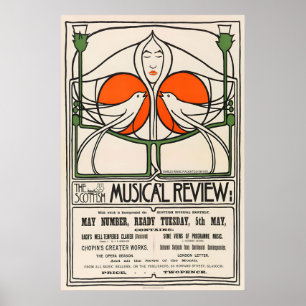 Charles Rennie Mackintosh Schottischer Art Nouveau Poster