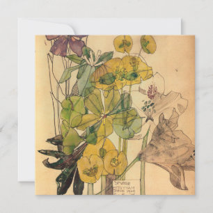 Charles Rennie Mackintosh - Spdrom mit Yham 1909 Feiertagskarte