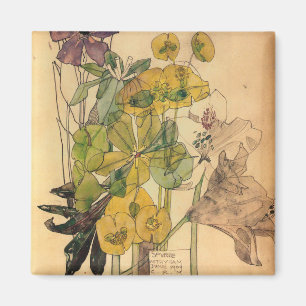 Charles Rennie Mackintosh - Spdrom mit Yham 1909 Magnet