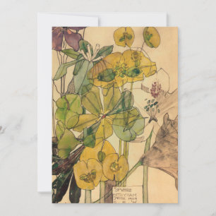 Charles Rennie Mackintosh - Spurges With Yham 1909 Dankeskarte