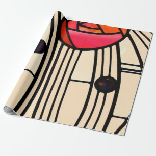 Charles Rennie Mackintosh Stains Glass Geschenkpapier