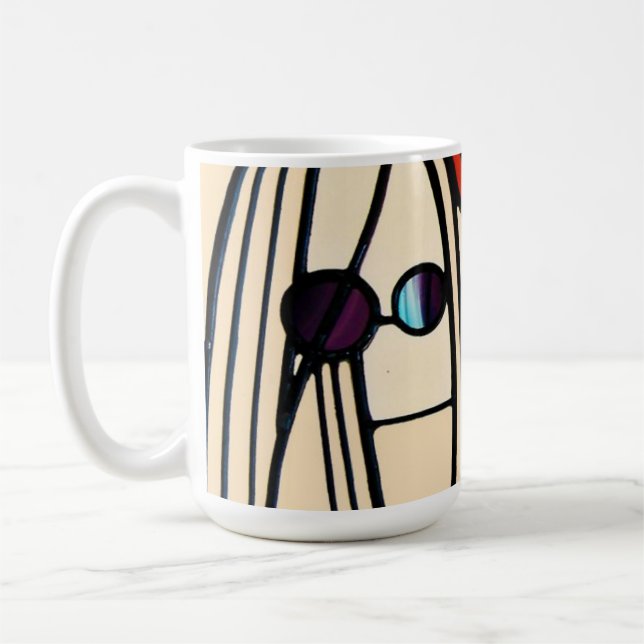 Charles Rennie Mackintosh Stains Glass Kaffeetasse (Links)