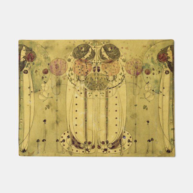 Charles Rennie Mackintosh - The Wassail Fußmatte (Vorderseite)