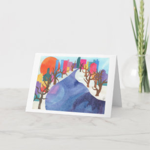 Charles River an der Winterzeit Karte