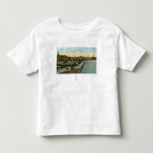 Charles River Becken-und Esplanade-Ansicht Kleinkind T-shirt