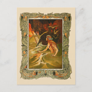 Charles Robinson - Die Meerjungfrau Postkarte