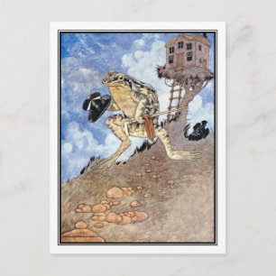 Charles Robinson - Ein Frosch, den er zum Wohnen g Postkarte