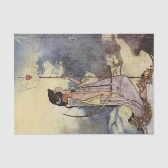 Charles Robinson's Art von Liebe Songs und Sonnets Seidenpapier (Vorderseite)