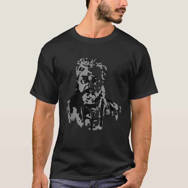 Charles Spurgeon Portrait Pastor s Gift T-Shirt (Vorderseite)