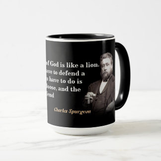 Charles Spurgeon Zitat zum Wort Gottes Tasse