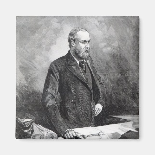 Charles Stewart Parnell Magnet (Vorne)