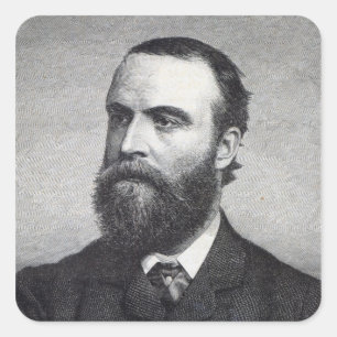 Charles Stewart Parnell Quadratischer Aufkleber