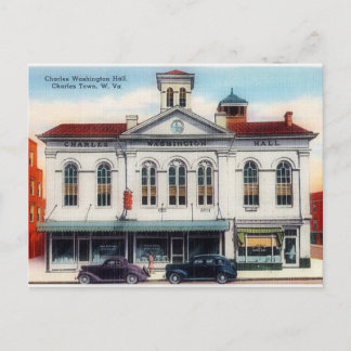 Charles Town Hall, Charles Town, WV Postkarte