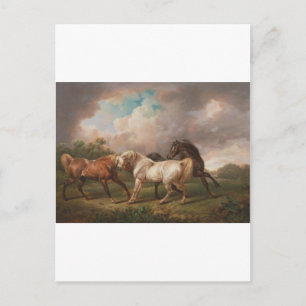 Charles Towne Art Malerei Öl Pferde Schicksal Postkarte