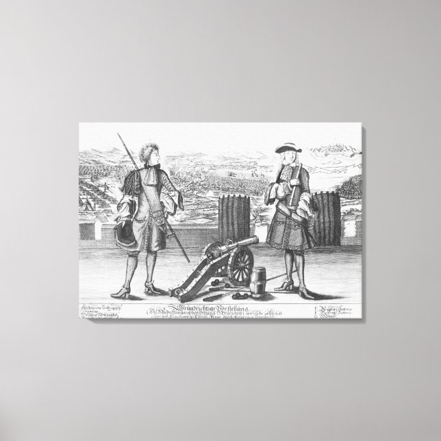 Charles V, Herzog von Lothringen und Bar, mit Leinwanddruck (Vorderseite)