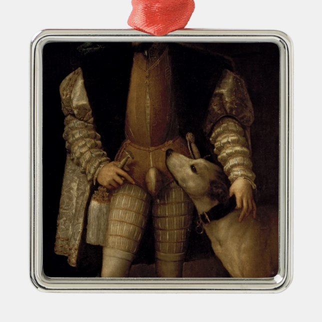 Charles V Silbernes Ornament (Vorne)