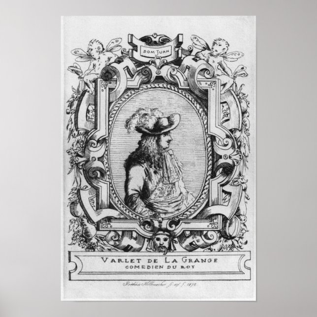 Charles Varlet, bekannt als La Grange Poster (Vorne)