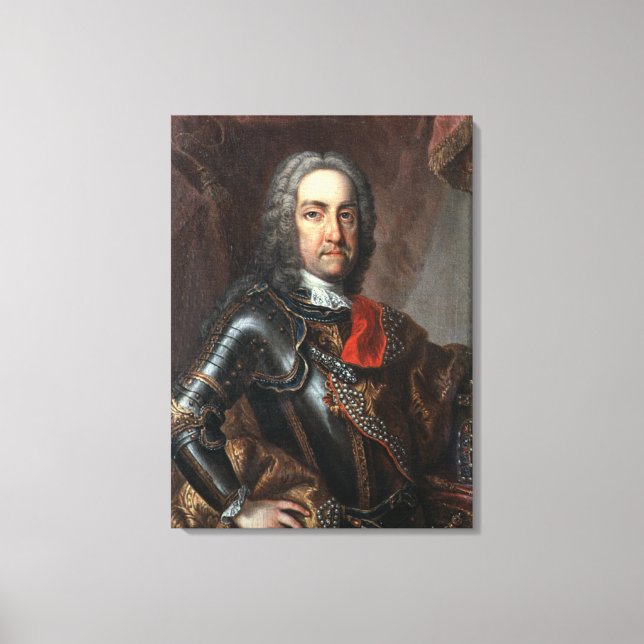 Charles VI Heiliger römischer Kaiser Leinwanddruck (Vorderseite)