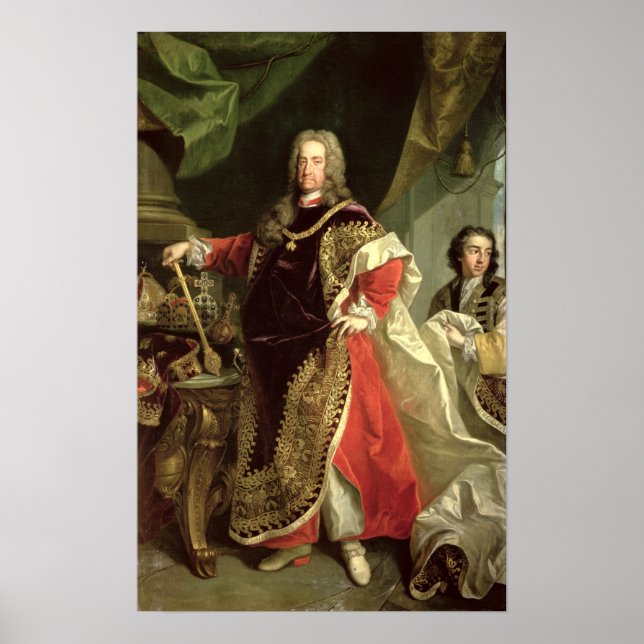 Charles VI. , Heiliger römischer Kaiser mit Poster (Vorne)