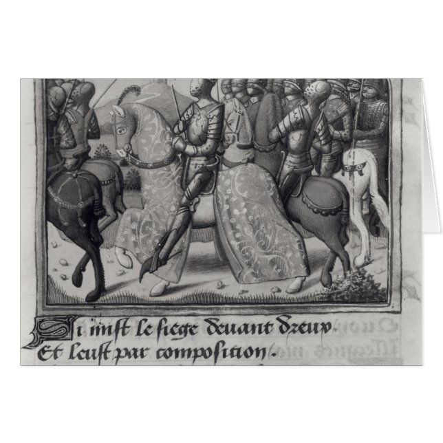 Charles VII und Jeanne d'Arc an der Belagerung von (Vorderseite (Horizontal))