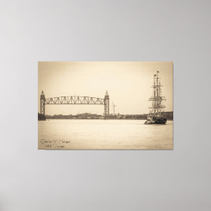 Charles W. Morgan 38. Voyage Leinwanddruck