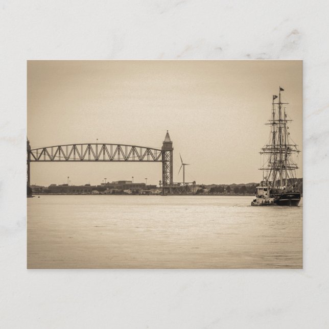 Charles W. Morgan 38. Voyage Postcard Postkarte (Vorderseite)