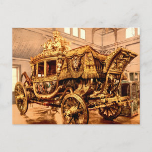 Charles X Kutsche, Versailles, Frankreich Postkarte