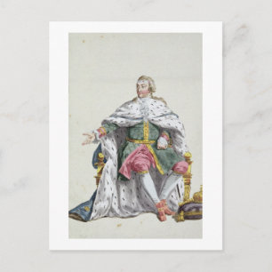 Charles XII (1682-1718) König von Schweden von 'Re Postkarte