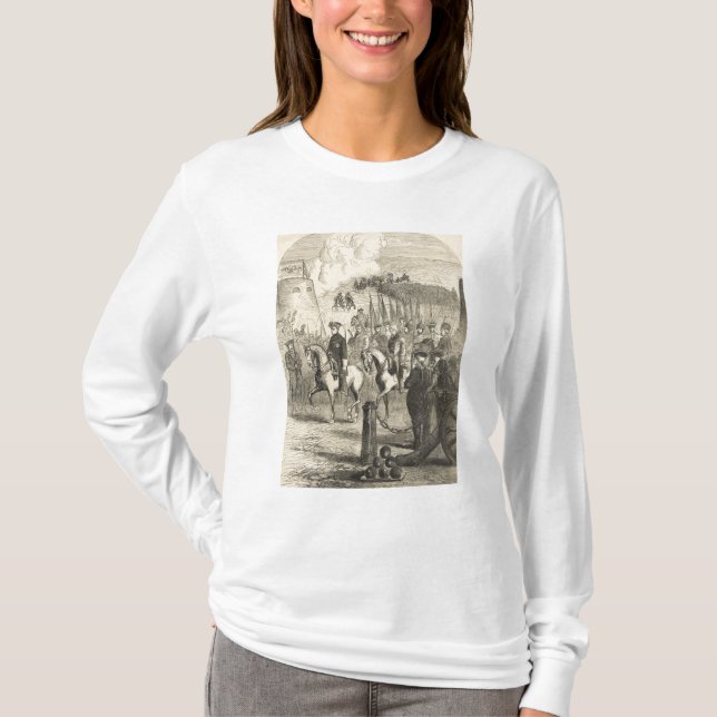 Charles XII von Schweden Kopenhagen betretend T-Shirt (Vorderseite)