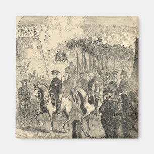 Charles XII von Schweden nach Kopenhagen Magnet