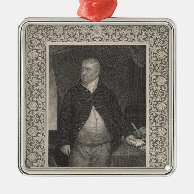 Charlesjames Fox Silbernes Ornament (Vorne)