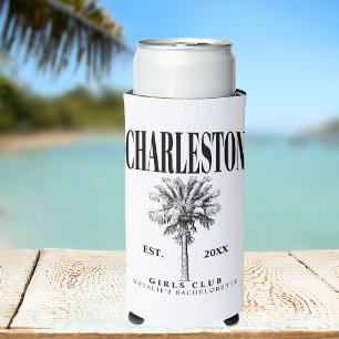 Charleston Bachelorette Custom Luxury Social Club Selters Dosenkühler
